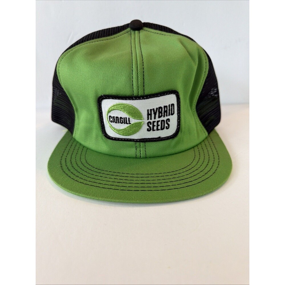 K-brand Cargill Hybrid Seeds Vintage Snapback Hat Mesh Trucker Hipster Patch